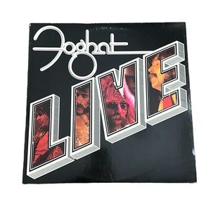 Foghat Vintage Vinyl Album - Foghat Live!